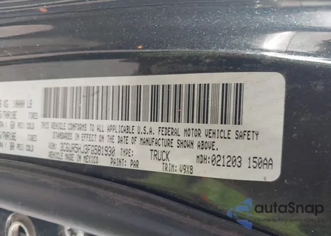 2015 Ram 2500 Tradesman from USA, damaged, VIN 3C6UR5HJ3FG581930